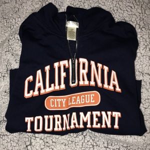California tournament cropped sweatshirt